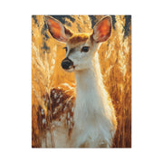 Celestial Moonlit Stag Wall Art & Canvas Print