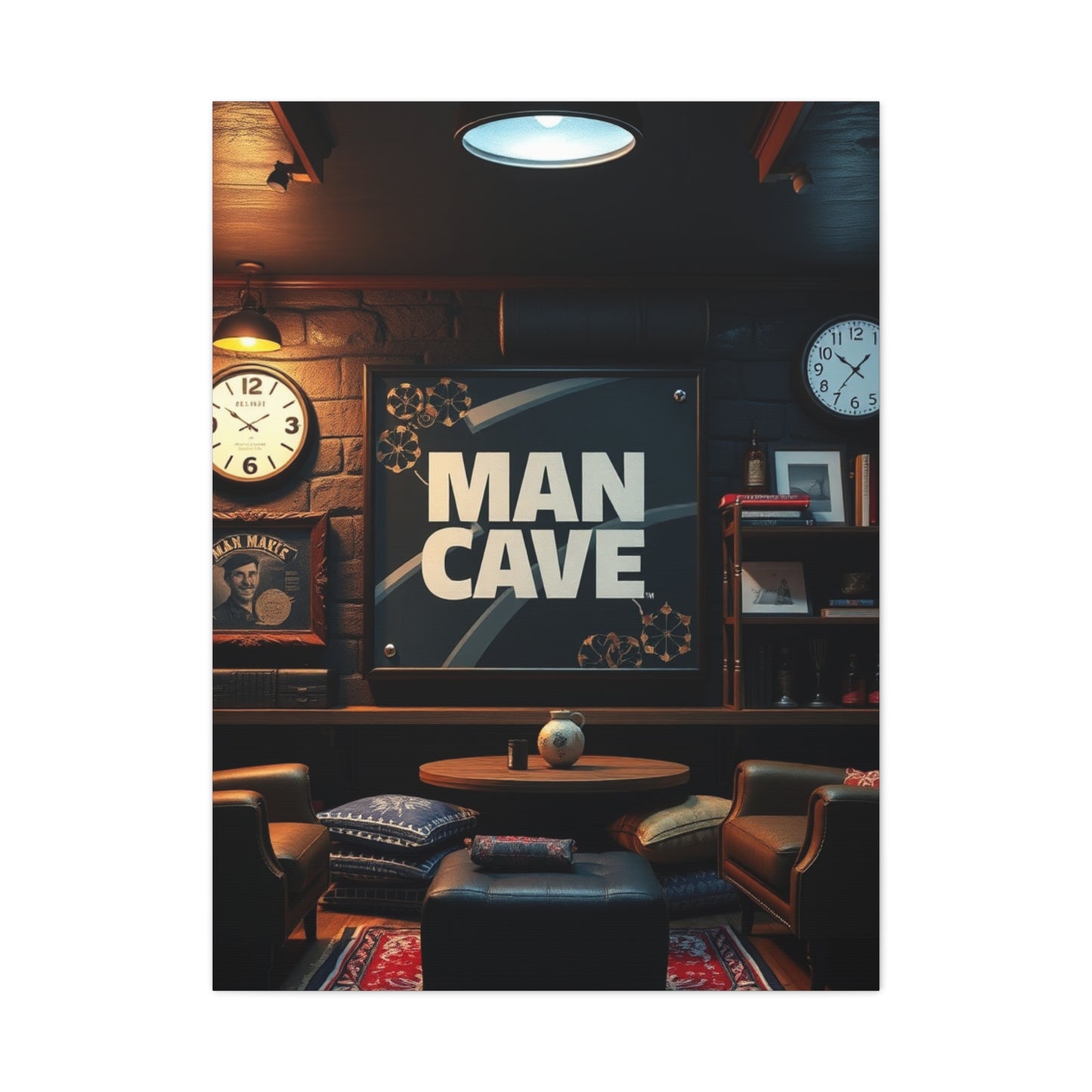 Gentlemans Sanctuary Canvas Wall Art & Canvas Print