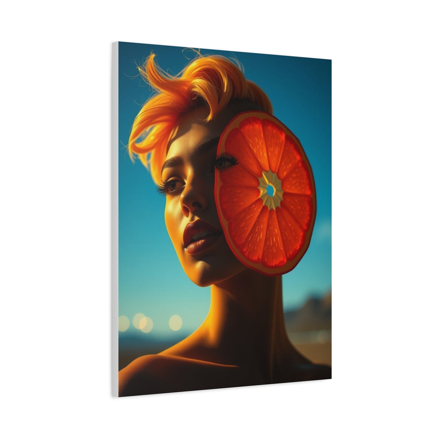 Vision Pop of Orange Art Art Wall Art & Canvas Print