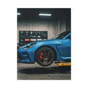Toyota GR86 Modern Workshop Modification Scene Wall Art & Canvas Prints