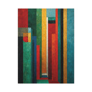 Industrial Architectural Color Block Wall Art & Canvas Print