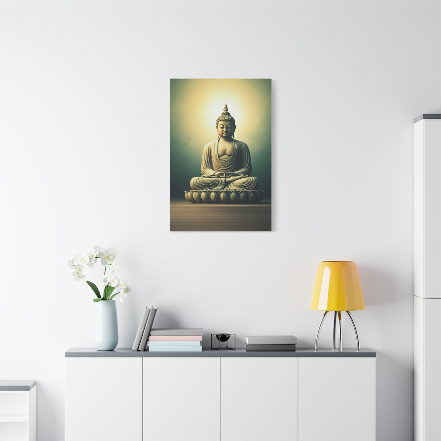 Radiant Harmony Buddha Meditation Wall Art & Canvas Prints