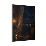 Candlelit Paris Night Romance Wall Art & Canvas Print