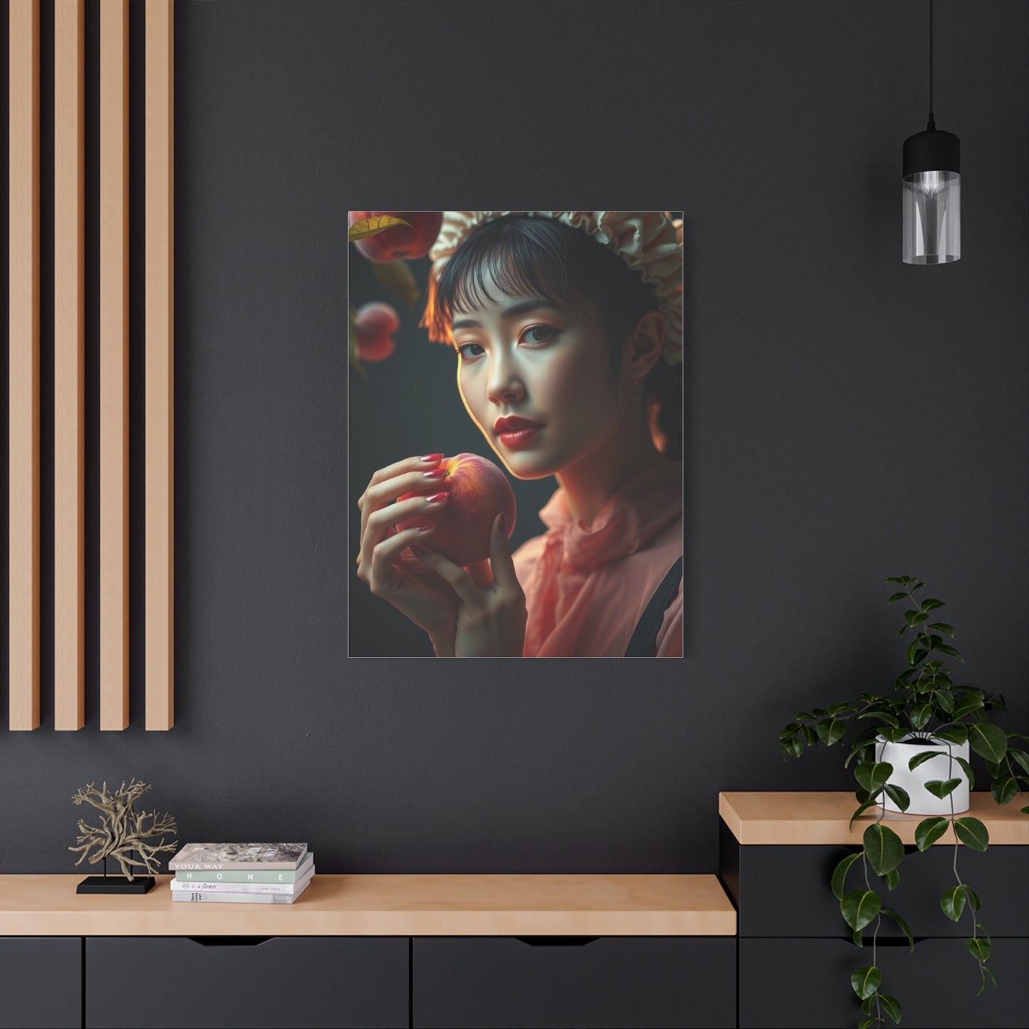 Peach Art Luxury Canvas Wall Art & Canvas Print