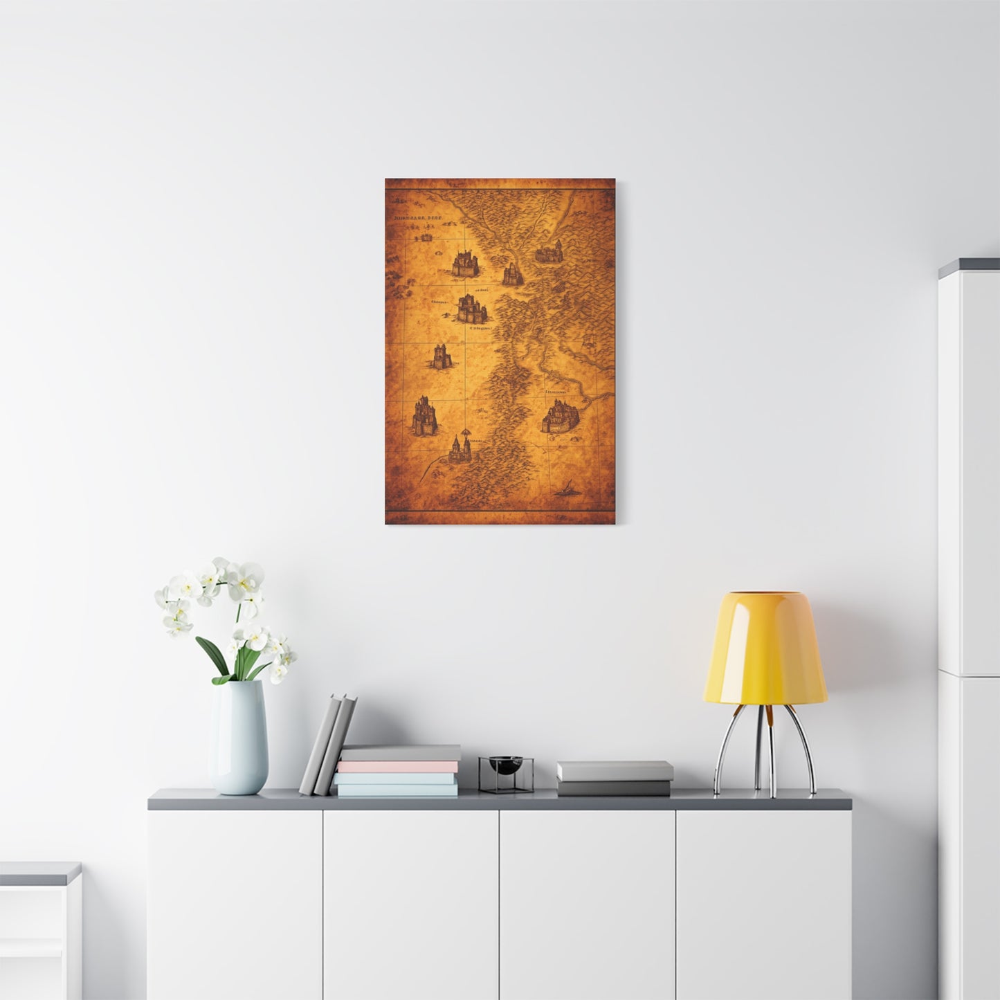 Antique Coastal Exploration Chart Wall Art & Canvas Prints