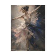 Expressive Ballet Motion Painting Wall Art & Canvas Print
