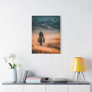 Western Rider Open Plains Wall Art & Canvas Print