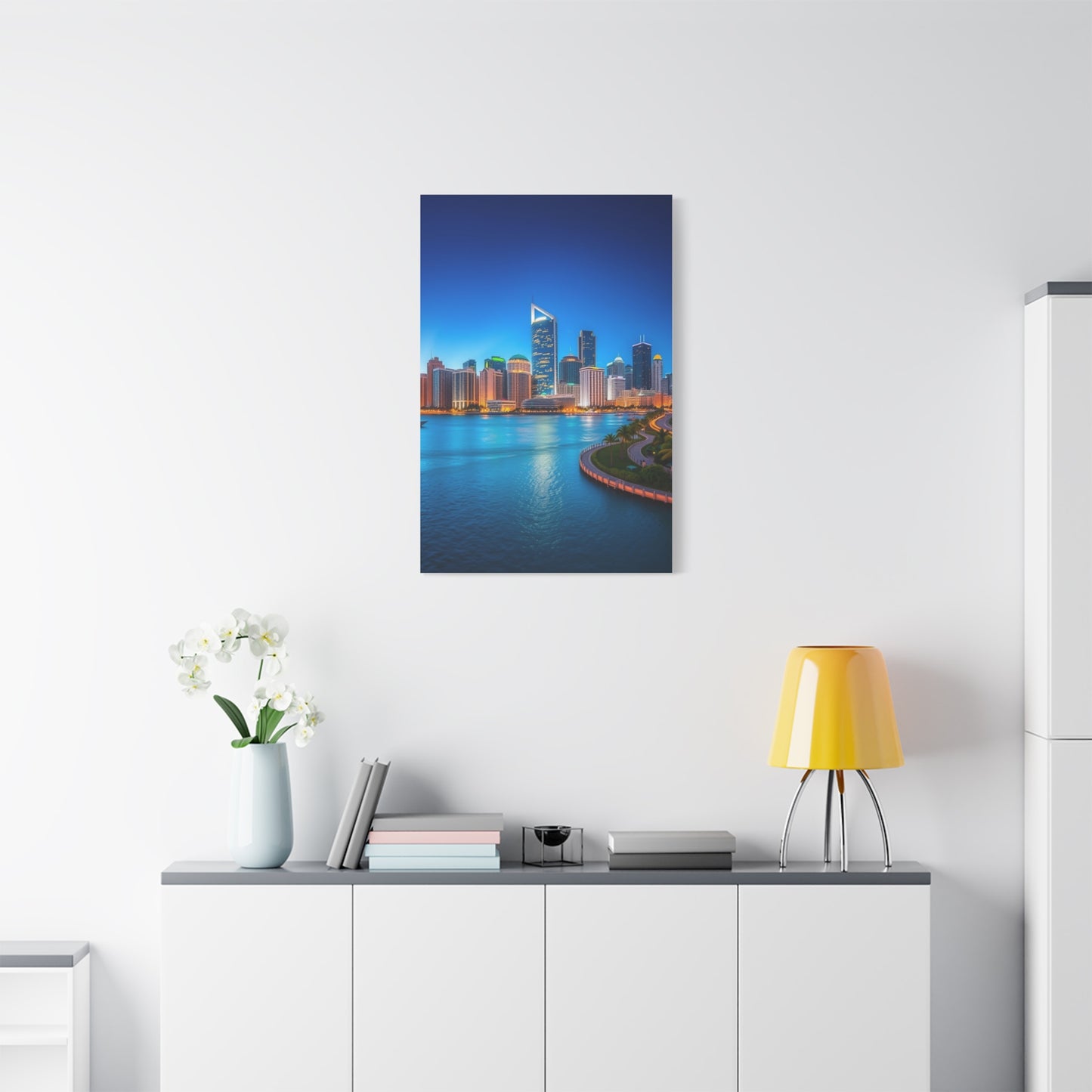 Luxe Miami Panorama Masterpiece Wall Art & Canvas Print