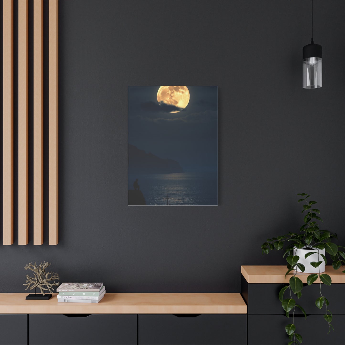 Full Moon Art Luxury Canvas Wall Art & Canvas Print