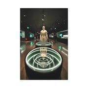 Cosmic Core Human Sculpture Wall Art & Canvas Print