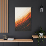 Flowing Amber Gradient Abstract Wall Art & Canvas Prints