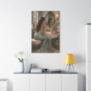 Vintage Vanity Mermaid Elegance Wall Art & Canvas Print