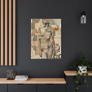 Mixed Media Nude Composition Wall Art & Canvas Print