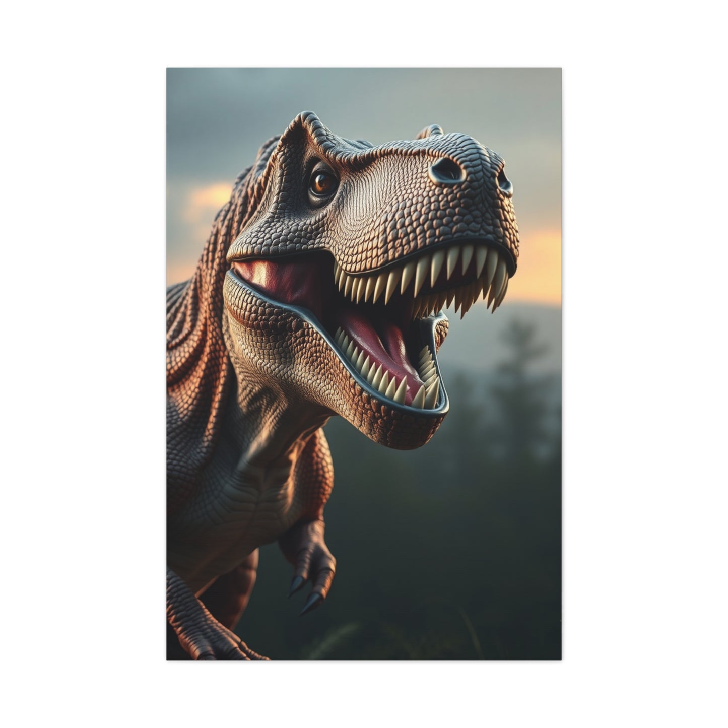 Supreme Tyrannosaurus Rex Art Beautiful Collection Wall Art & Canvas Print