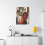 Sculptural Botanical Form Abstraction Wall Art & Canvas Print