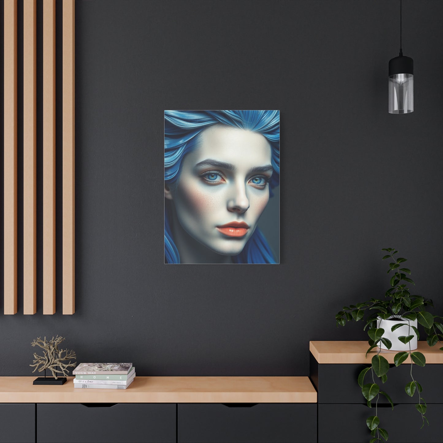 Blue & Gray Art Supreme Gallery Wall Art & Canvas Print