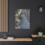 Mediterranean Ceramic Garden Peacock Wall Art & Canvas Print
