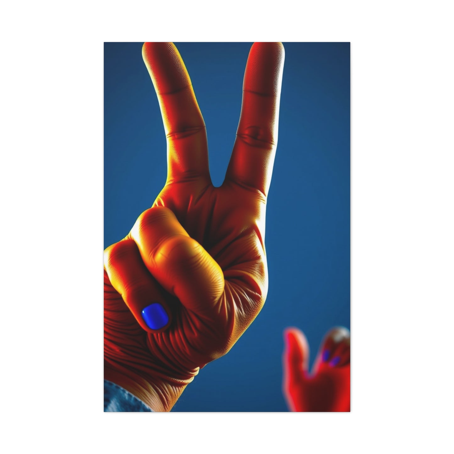 Peace Sign Art Supreme Canvas Wall Art & Canvas Print