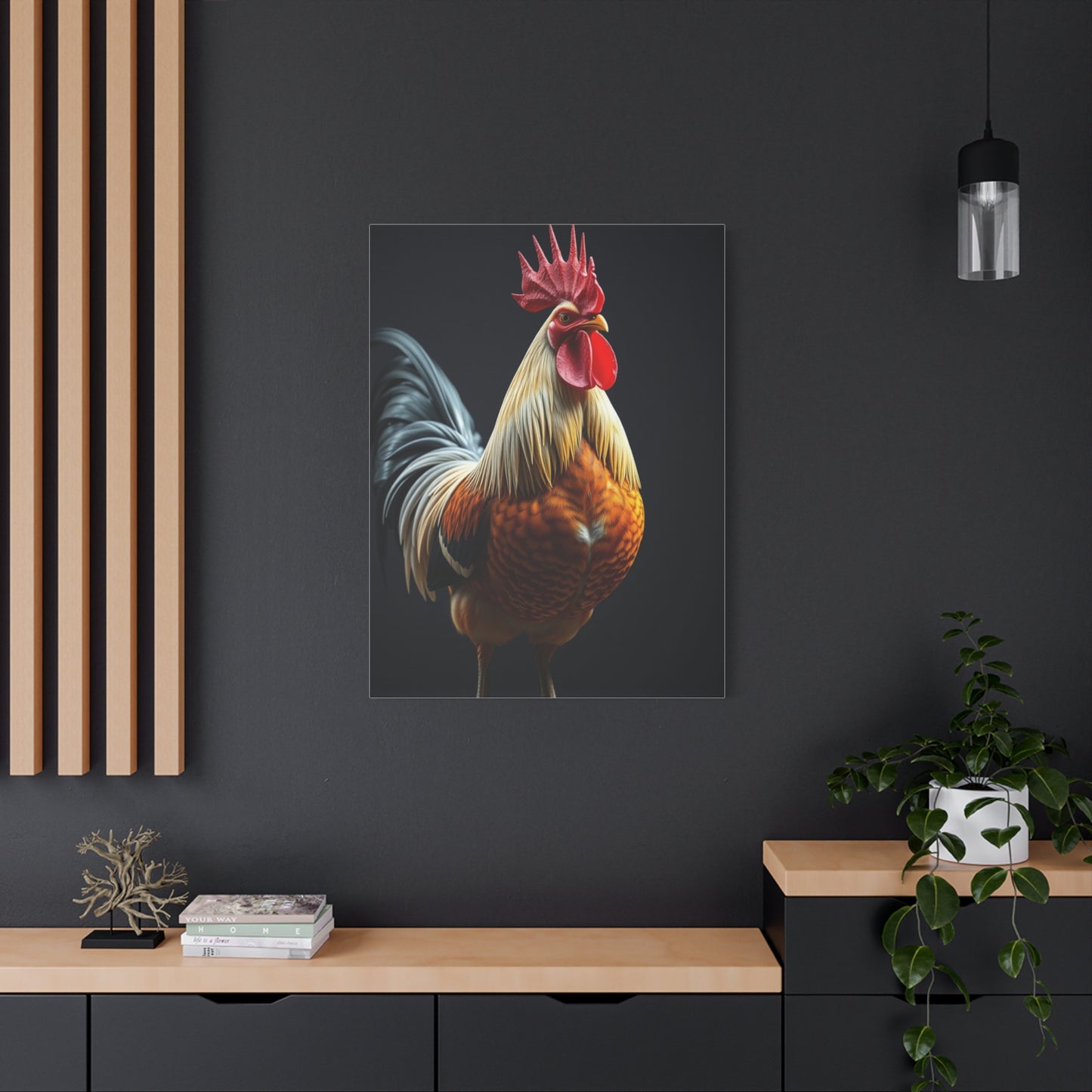 Masterpiece Chicken & Rooster Wall Art Vision Wall Art & Canvas Print