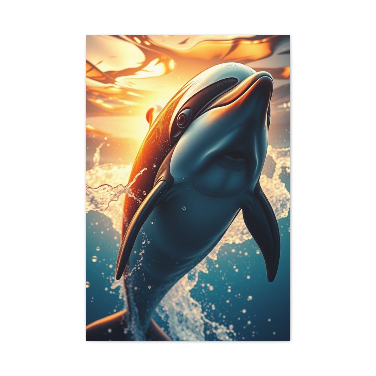 Supreme Dolphin Art Beautiful Collection Wall Art & Canvas Print