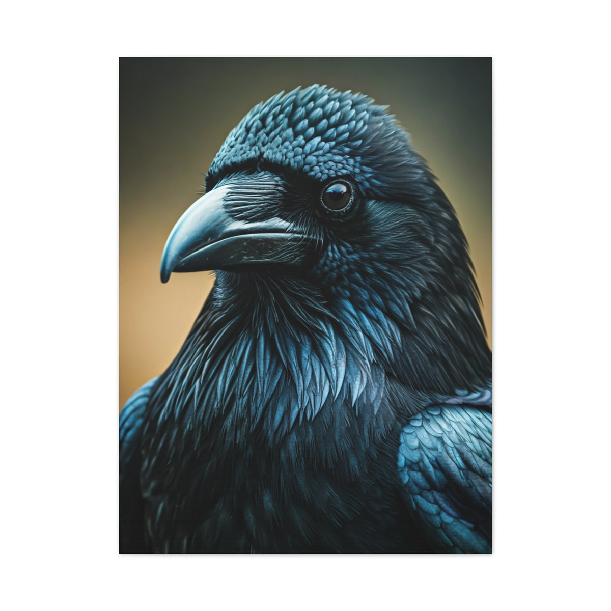 Midnight Raven Portrait Wall Art & Canvas Prints