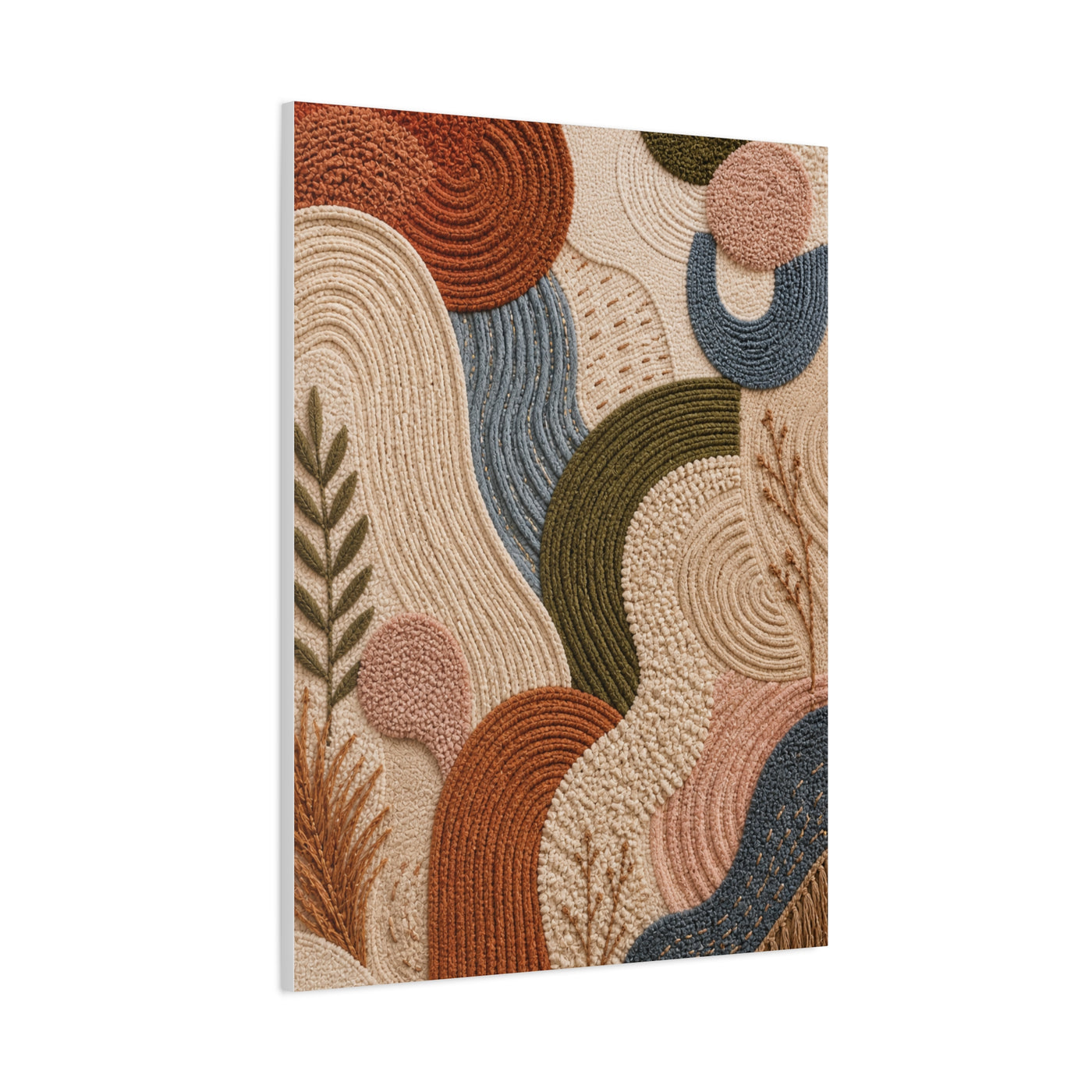 Tufted Textile Organic Abstract Wall Art & Canvas Print