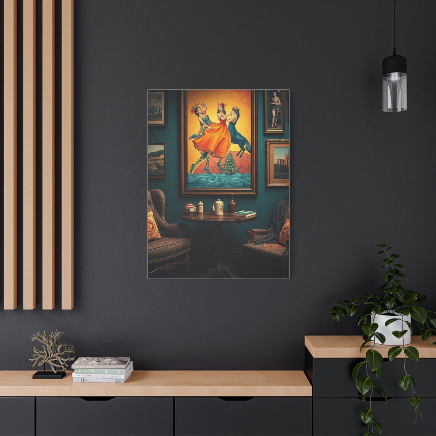 Nostalgic Artistry Display Wall Art & Canvas Print