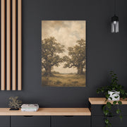 Twin Oak Harmony Landscape Trees Wall Art & Canvas Print