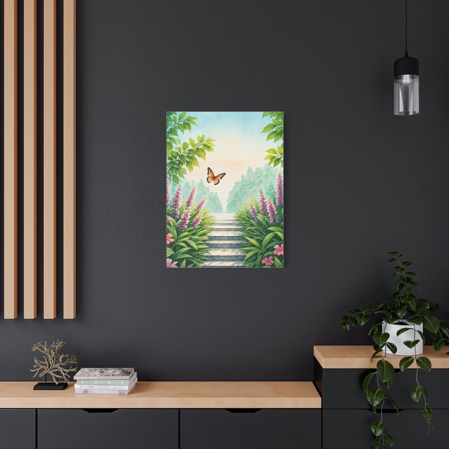Garden Path Butterfly Dreamscape Wall Art & Canvas Prints
