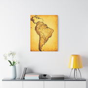 South America Vintage Cartography Poster Wall Art & Canvas Prints