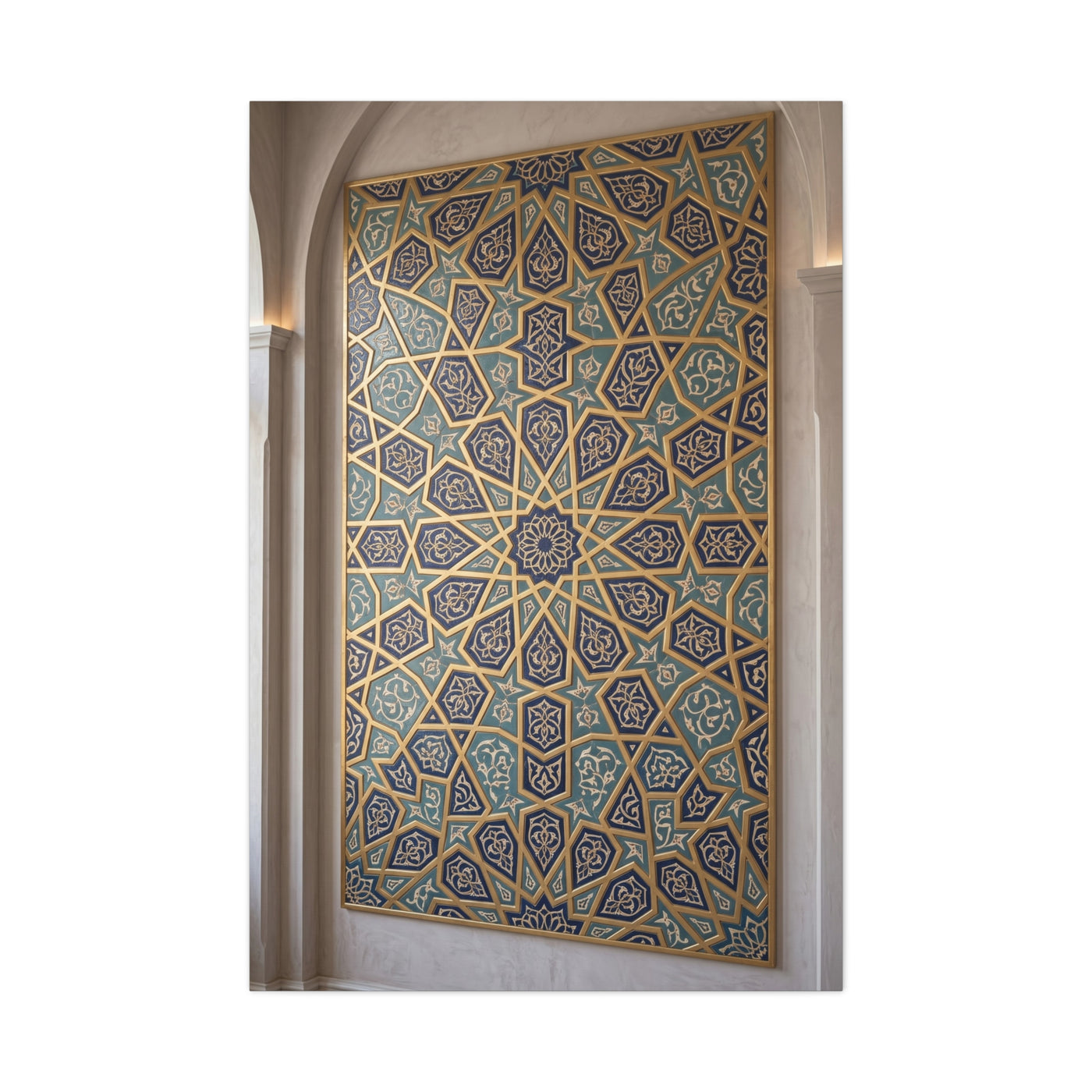 Islamic Geometric Star Pattern Wall Art & Canvas Print