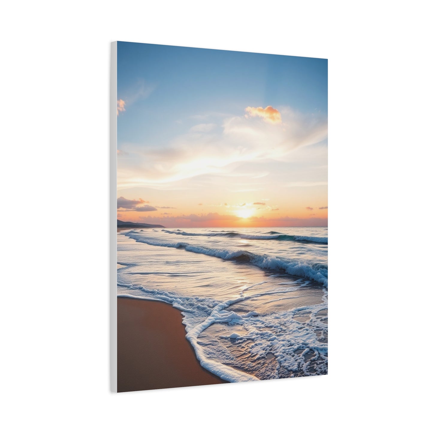 Beach Sunrise and Sunset Art Supreme Canvas Wall Art & Canvas Print