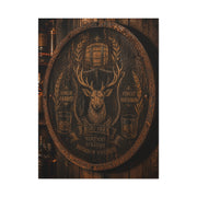 Bourbon Barrel Crest Wall Art & Canvas Print