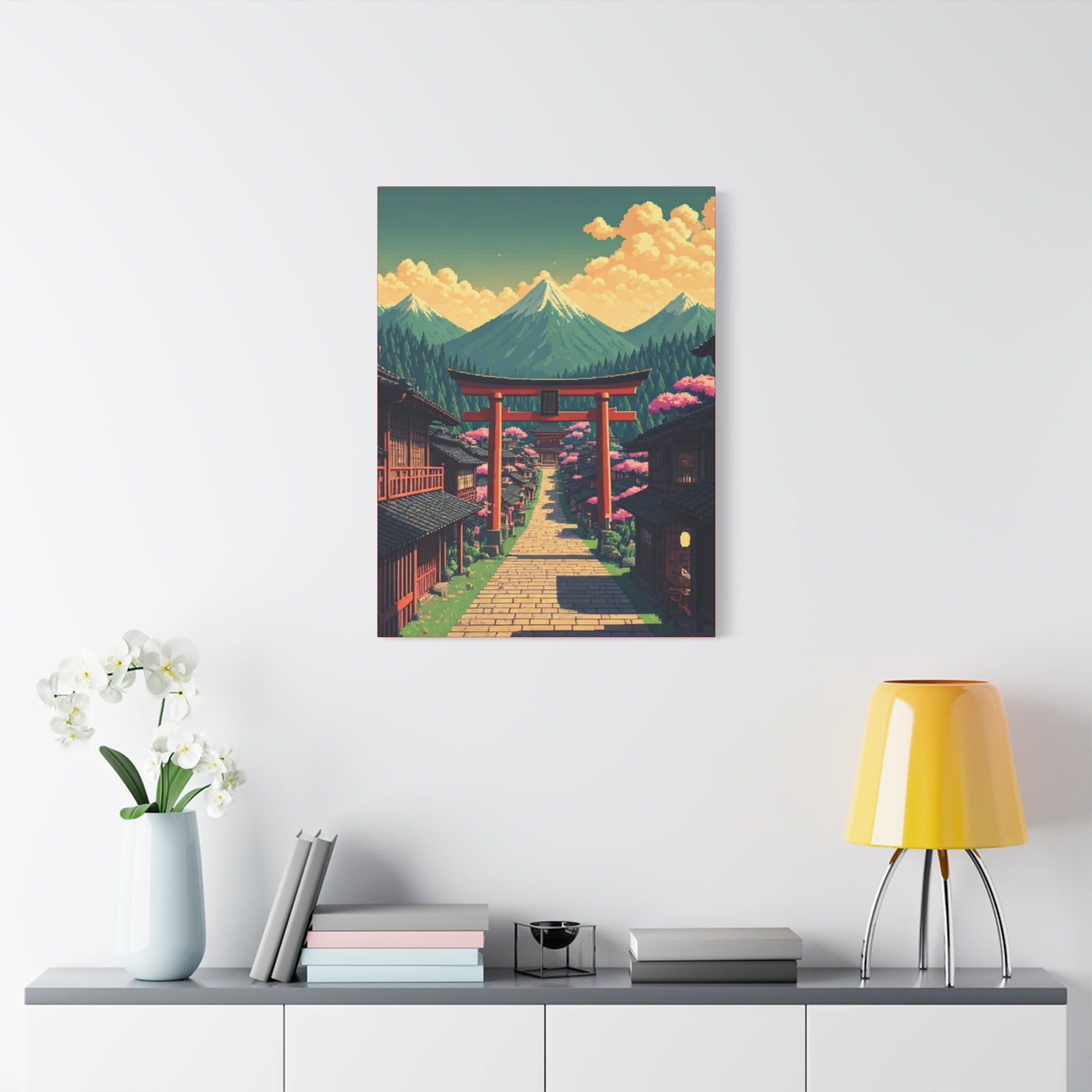 Torii Path to the Mountains Wall Art & Canvas Prints
