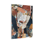 Contemporary Mixed Media Collage Abstract Wall Art & Canvas Print