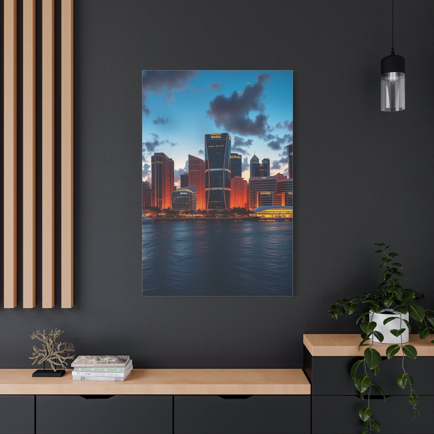 Opulent Skyline Silhouette Art Wall Art & Canvas Print