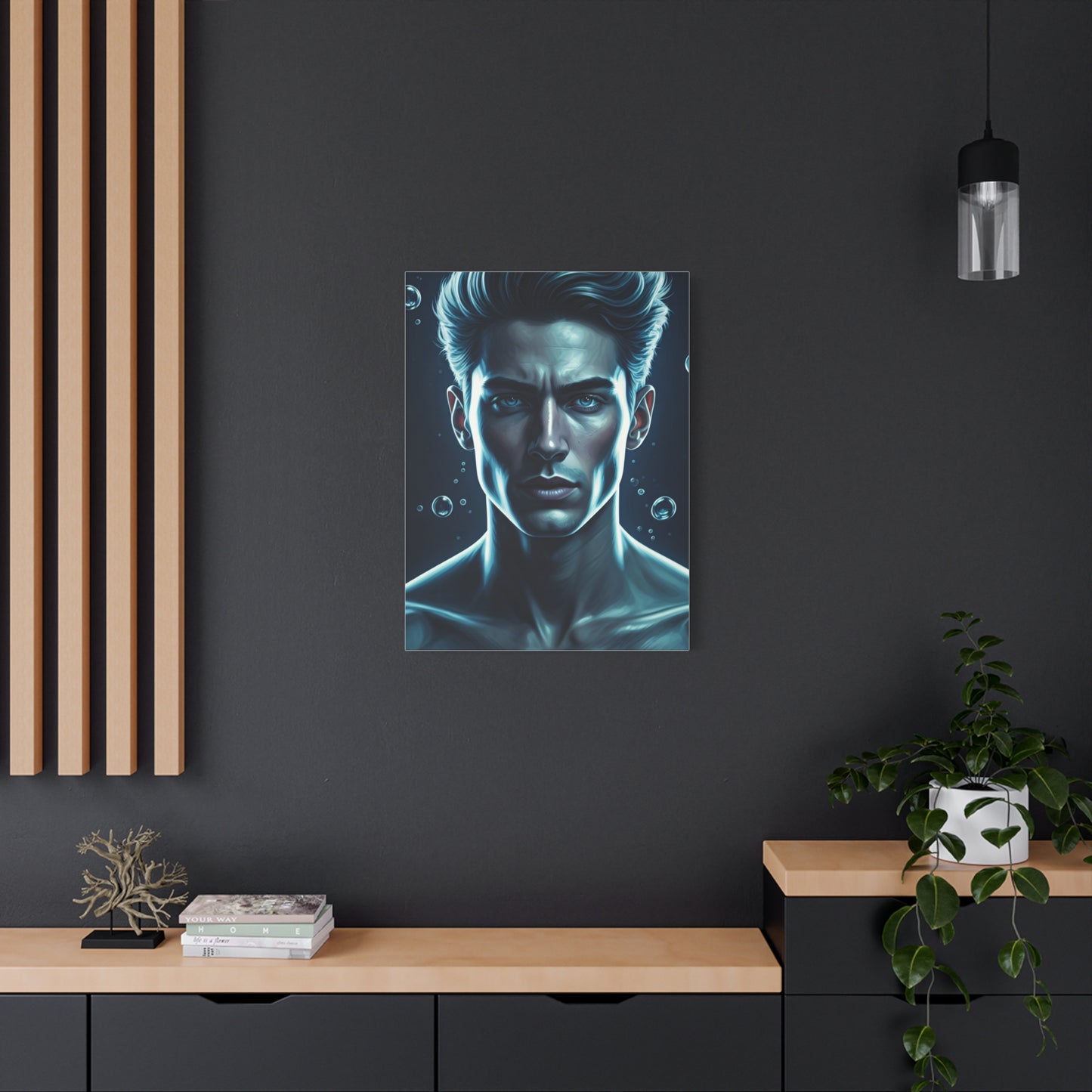 Submerged Stillness Portrait Wall Art & Canvas Prints