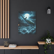 Moonlit Storm Flight Mystery Wall Art & Canvas Prints