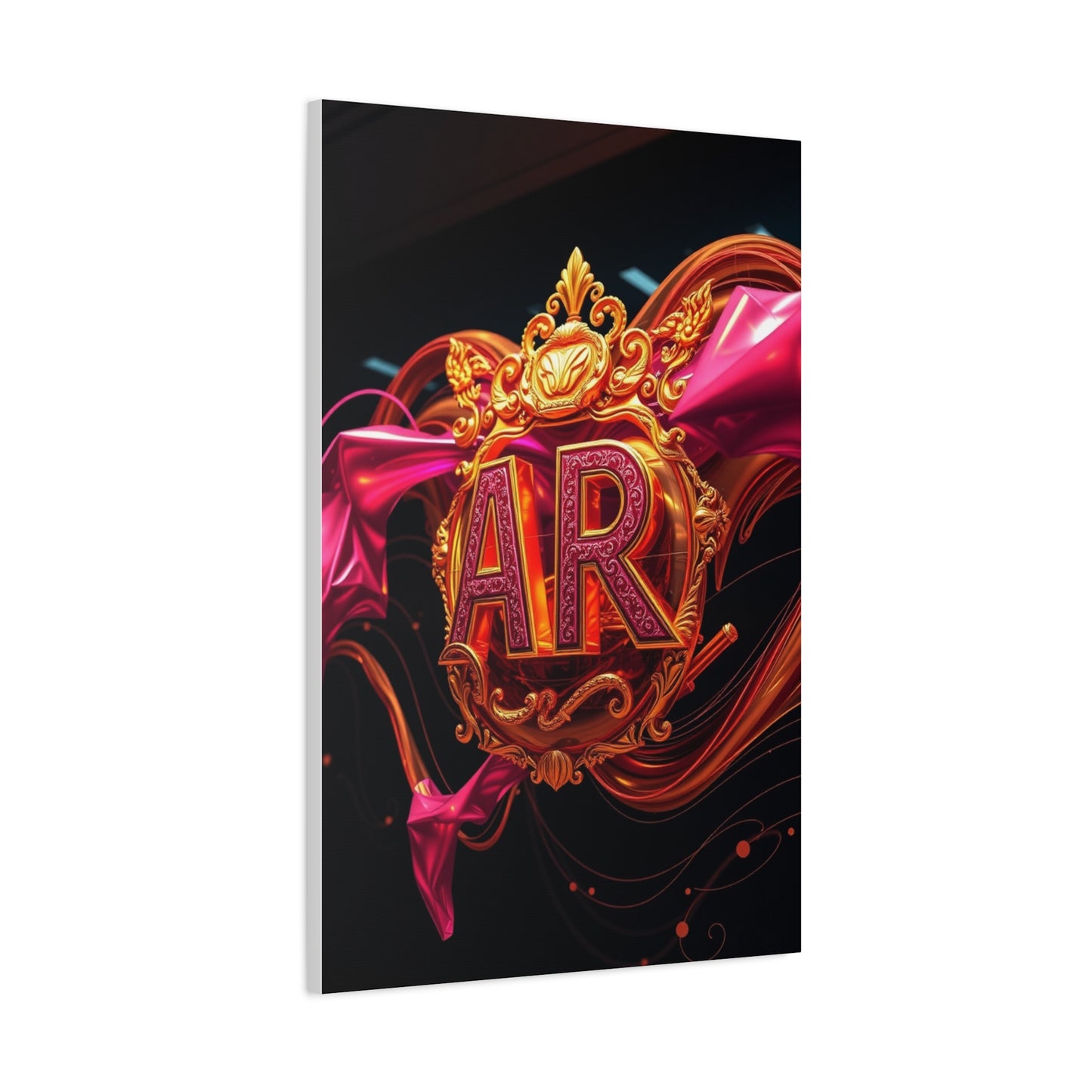 Supreme Canvas Gold & Pink Art Collection Wall Art & Canvas Print