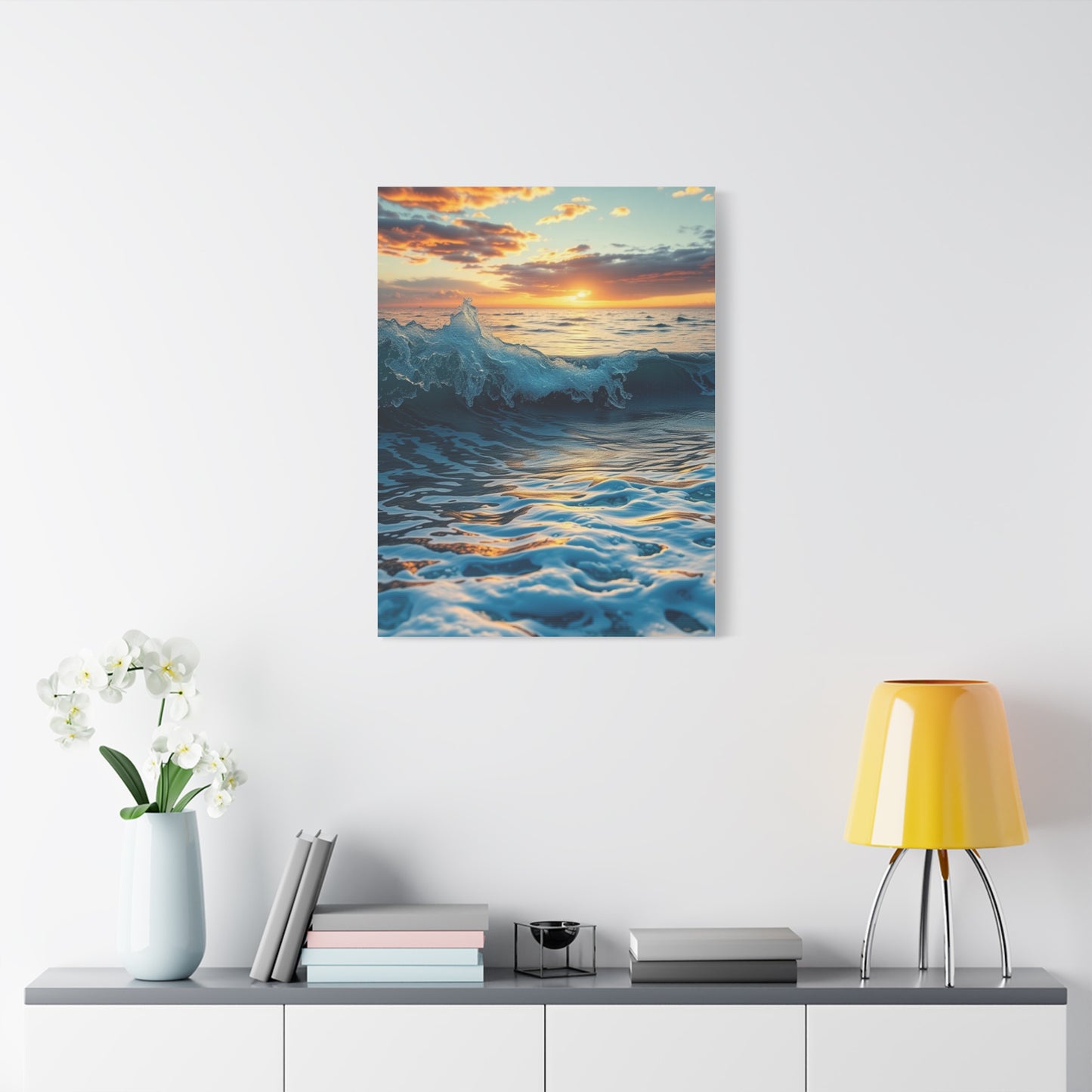 Celestial Tide Symphony Wall Art & Canvas Print