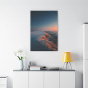 Frosted Coastal Green Minimal Golf Wall Art & Canvas Print
