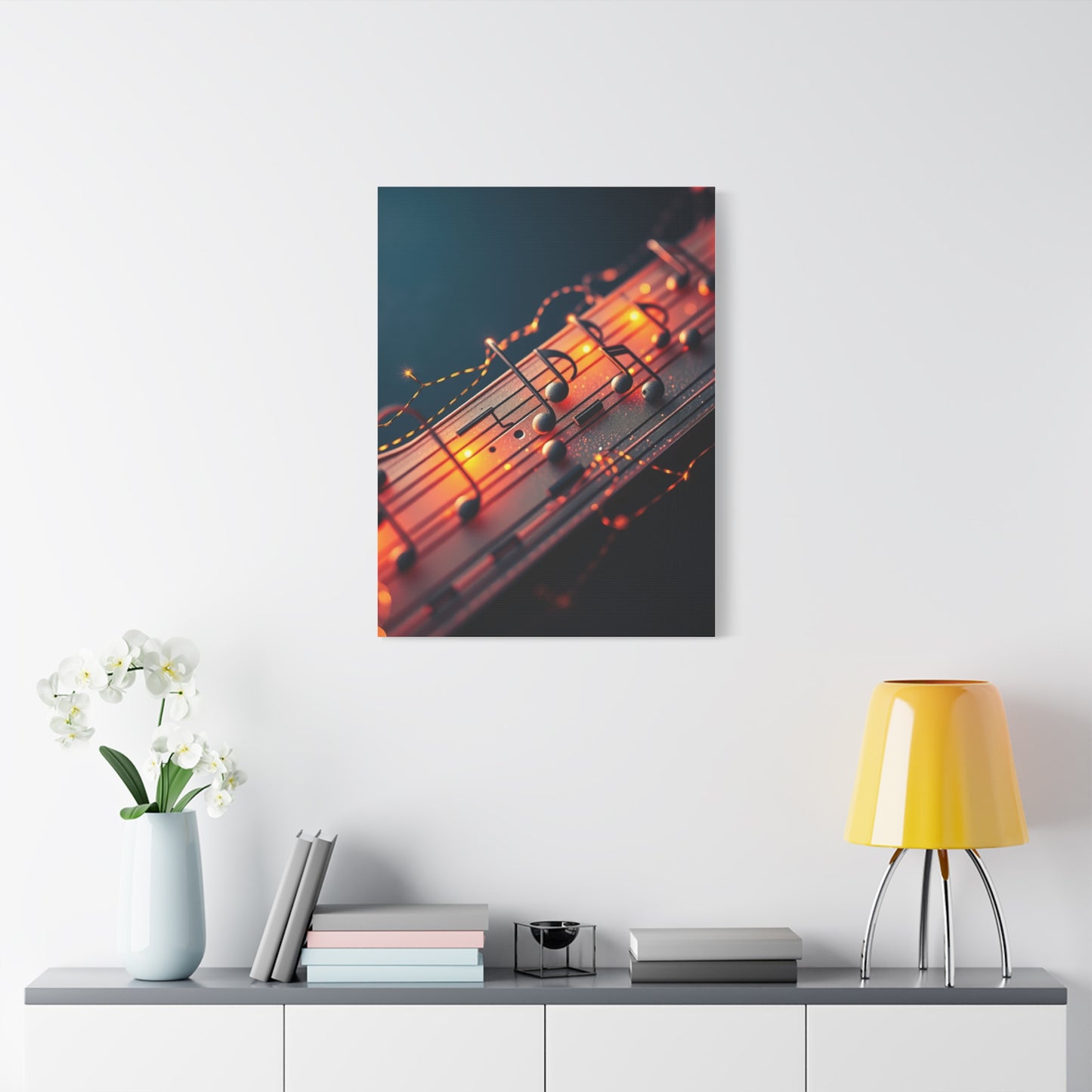 Masterpiece Musical Notes Art Vision Wall Art & Canvas Print