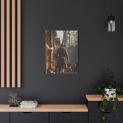 Gunslinger Walking the Frontier Street Wall Art & Canvas Print