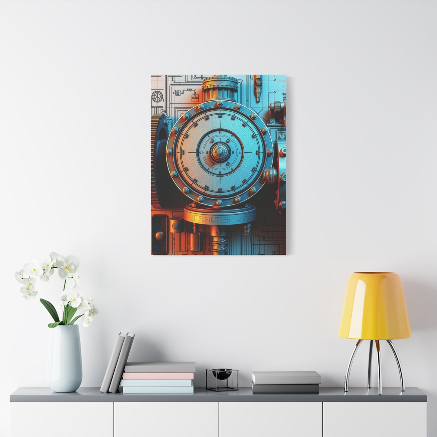 Masterpiece Engineering & Machinery Blueprints Art Vision Wall Art & Canvas Print