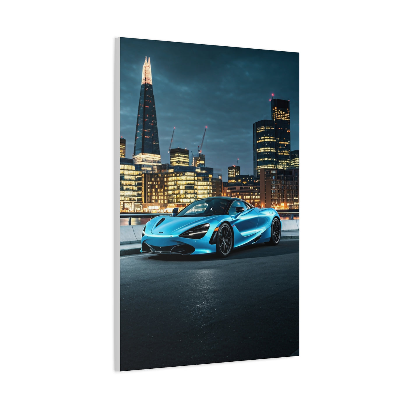 McLaren 720S London Skyline Dusk Wall Art & Canvas Prints