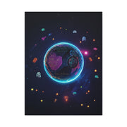 Pixel Orbit Universe Wall Art & Canvas Prints