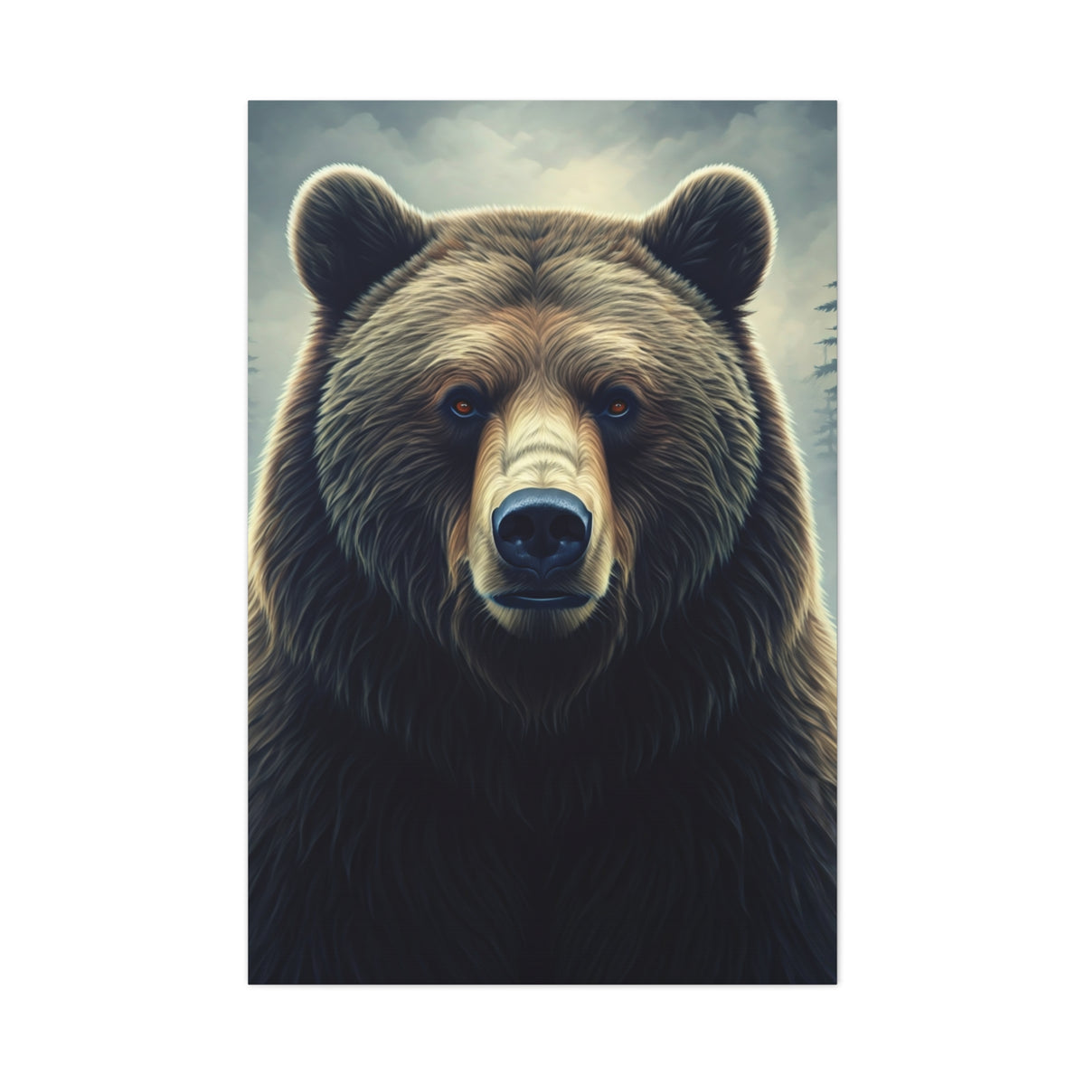 Soft Daylight Bear Portrait Wall Art & Canvas Prints