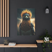 Regal Crowned Raptor Portrait Wall Art & Canvas Prints