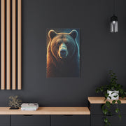 Warm & Cool Contrast Grizzly Portrait Wall Art & Canvas Prints