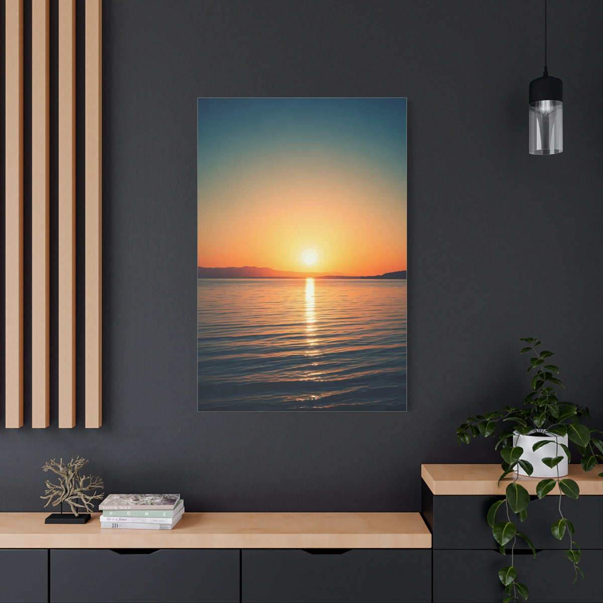 Radiant Ocean Sunrise Reflection Wall Art & Canvas Prints